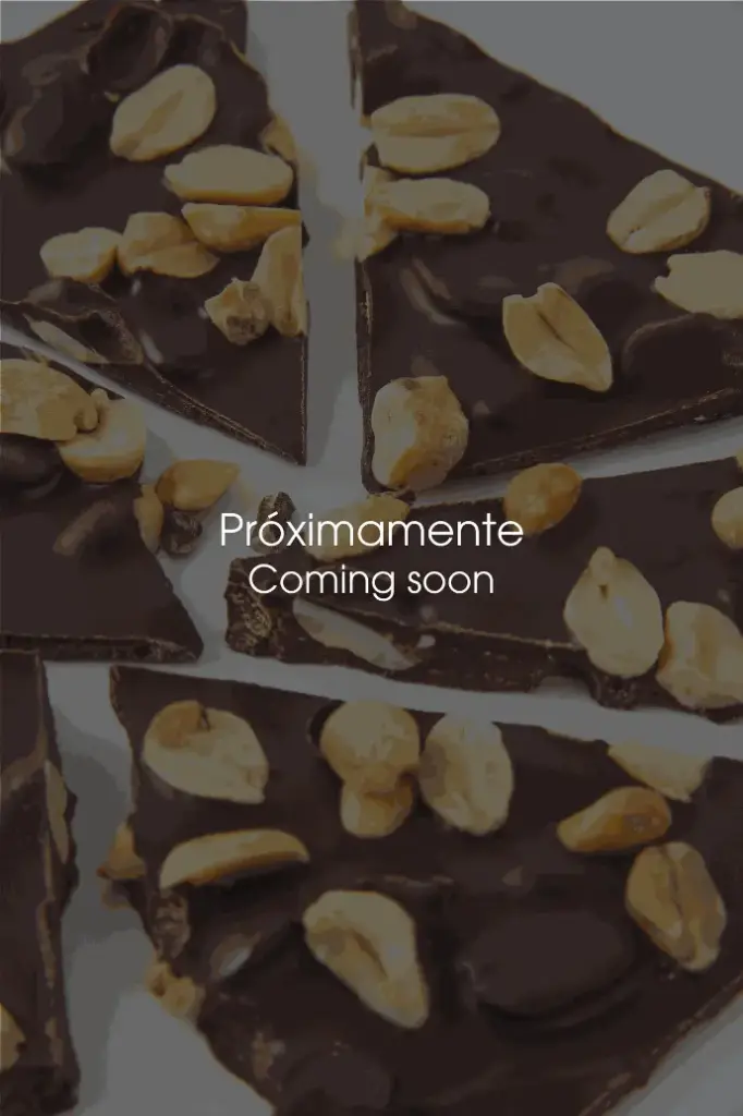 Chocolate Oscuro 60% con maní, 100g