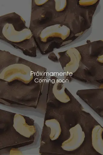 Chocolate Oscuro 60% con merey, Caja 24 unid, 100g